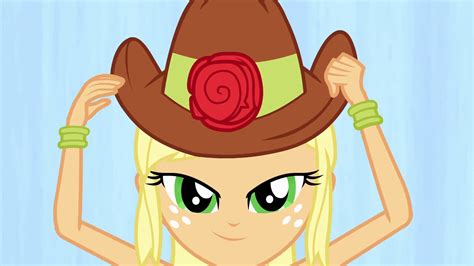 Applejack Fitting Her Hat Eg اپلجک 1920x1080 Wallpaper