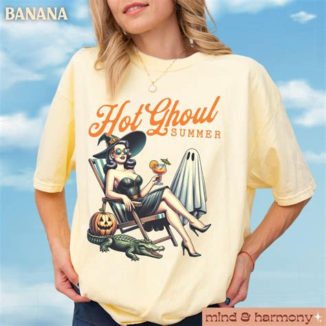 Hot Ghoul Summer Shirt Summerween Party Tshirt Halloween Summer Beach