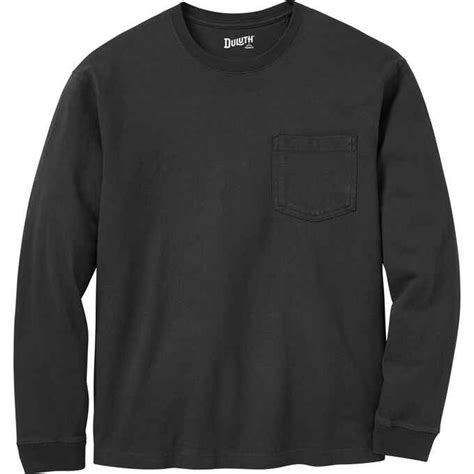 Mens Un Longtail T Relaxed Fit Long Sleeve Shirt With Pocket Duluth Trading Company