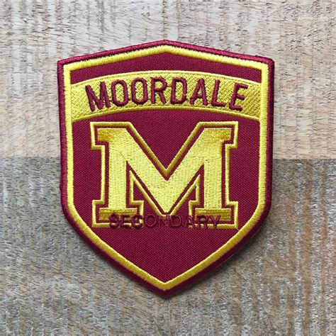 Sex Education Moordale Uniform Patch Embroidered Iron On Sew On Badge Diy Tv Show Secondary