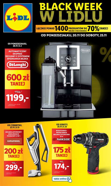 Lidl Gazetka Promocyjna Black Friday Wa Na Od Do