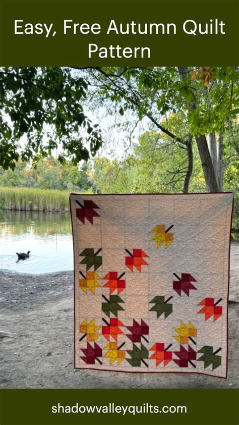 Free Easy Fall Quilt And Table Runner Pattern In 2024 Fall Quilts