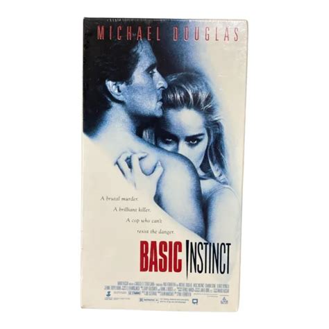 Basic Instinct Vhs Michael Douglas Sharon Stone New Factory