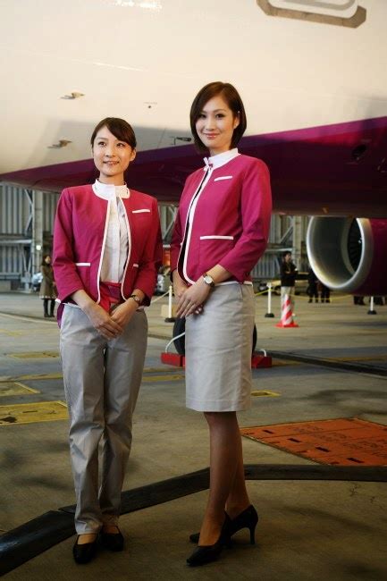 Cabin Attendants of Peach Airlines ~ World stewardess Crews