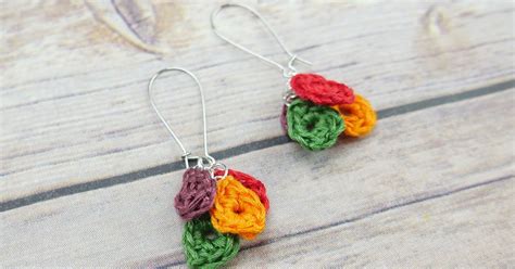 Fiber Flux Lovely Leaves Earrings Free Crochet Pattern Video