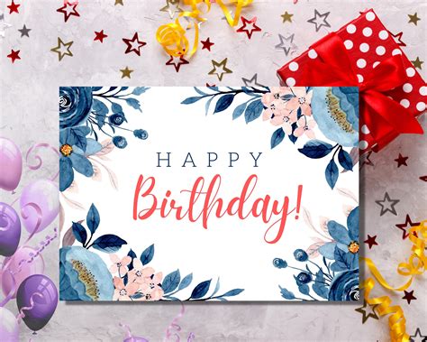 printable editable happy birthday card instantdigital