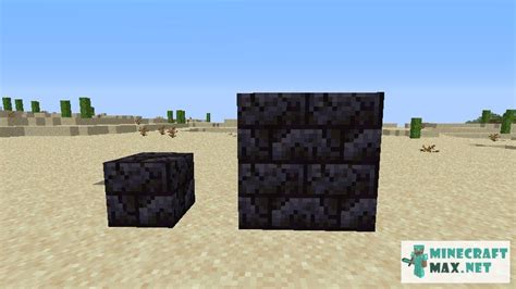 Cracked Polished Blackstone Bricks How To Craft Cracked Polished