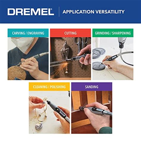 Dremel Flex Shaft Rotary Tool Attachment With Comfort Grip And 36” Long Cable Engraver