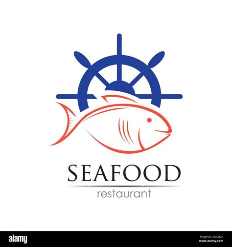 Seafood Restaurant Logo Design Fish Food And Beverage Logo Concept