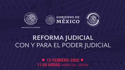 Presentación Del Proyecto De Reforma Judicial Con Y Para El Poder Judicial Youtube