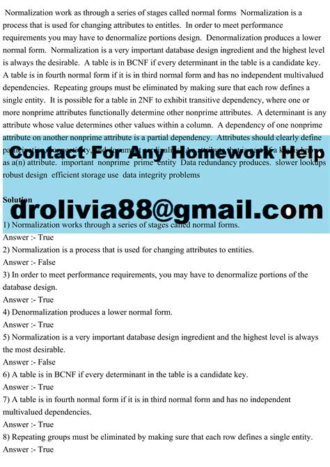 Normalization Work As Through A Series Of Stages Called Normal Forms Pdf