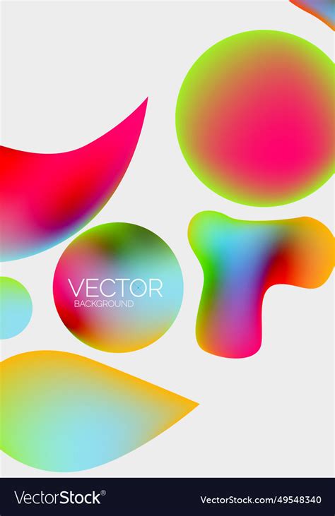 Abstract glowing shapes background Royalty Free Vector Image