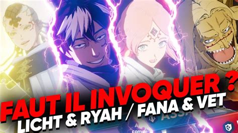 Faut Il Invoquer Lichet Ryah Fana Vet Black Clover Mobile Gbl Youtube