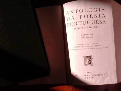 Livraria Da Lapa Antologia Da Poesia Portuguesa Séc Xii Xx 2 Volumes