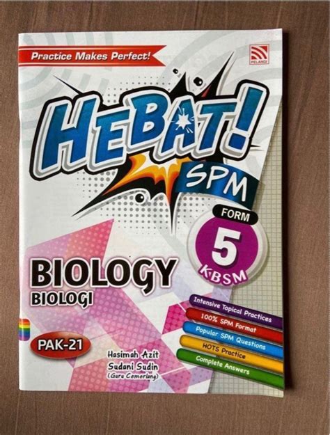 HEBAT Biology Form 5 By Pelangi Books Spm Exercise Book Hobbies Toys