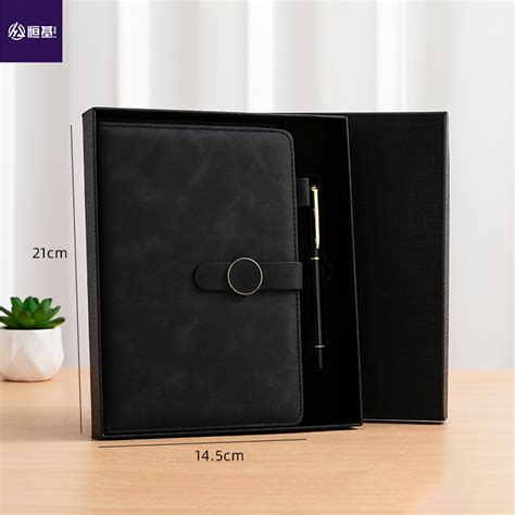 Luxury Lined Note Book Hardcover PU Leather Agenda Planner Notebooks