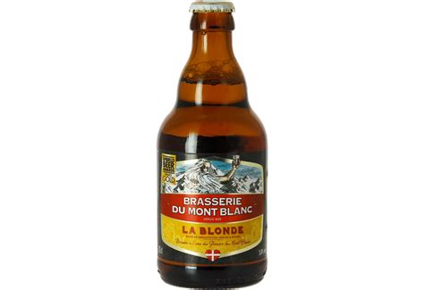 Bière Blonde du Mont Blanc Bière blonde française Brasserie Mont Blanc