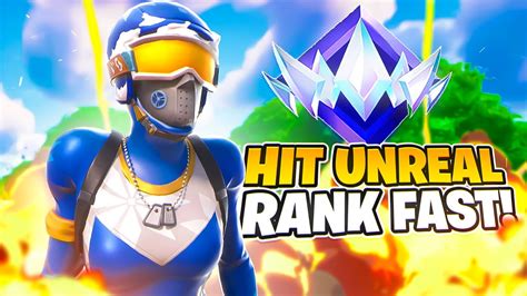 How To Hit UNREAL RANK FAST In FORTNITE RANK UP FAST IN RANKED MODE