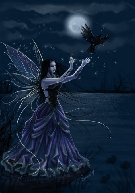 Beautiful Drawings Of Dark Fairies