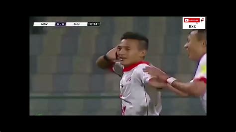 Chencho Gyeltshen Goals For Bhutan Youtube