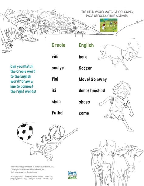 Haitian Creole To English Worksheet