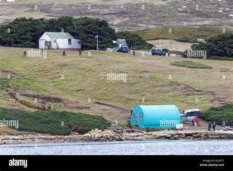 West Point Island Settlement Falklands Malvinas Stock Photo Alamy