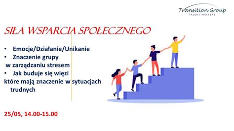 Rola wsparcia społecznego webinar Transition Group