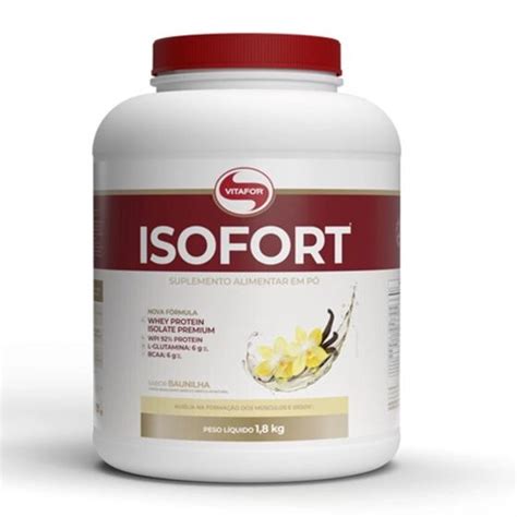 Whey Isolado ISOFORT VITAFOR Whey Protein Magazine Luiza