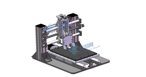 三轴移动平台三维模型solidworks20版可编辑c24429 艺图网