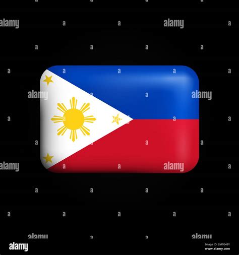 Philippines Flag D Icon National Flag Of Philippines Vector