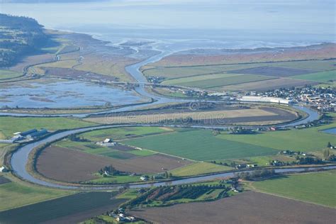 Aerial View of Stanwood Washington Stock Photo - Image of state ...