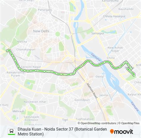 Route Schedules Stops Maps Dhaula Kuan Updated