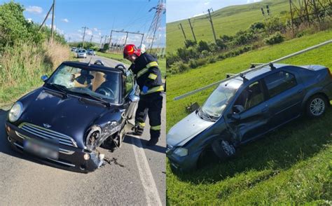 Ziua de Cluj Accident pe un drum din Cluj Două mașini distruse