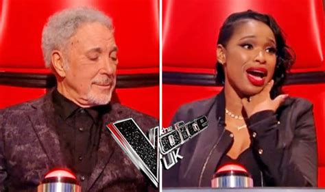 The Voice Uk 2018 Fans Stunned As Sir Tom Jones Makes Saucy Remark To Jennifer Hudson Tv