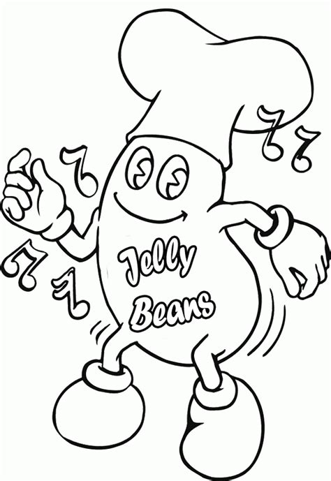 Coloring Pages Jelly Beans - Coloring Home