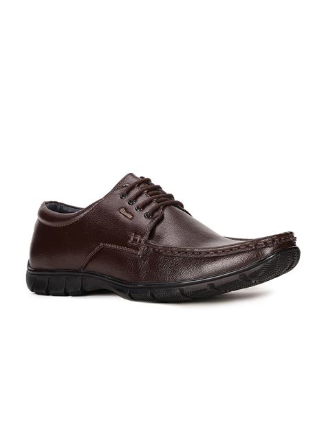 Buy Bata Men Brown Solid Formal Derbys Formal Shoes For Men 18618754 Myntra