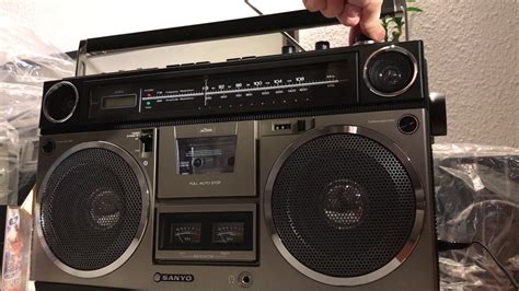 Sanyo M 9990 Stereo Boombox Ghettoblaster Japan Youtube