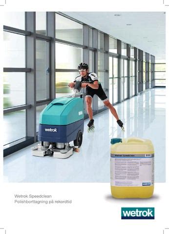 Wetrok Speedclean Sv Pdf By Hygienlink AB Issuu