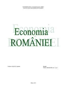 Economia Rom Niei Proiect Doc