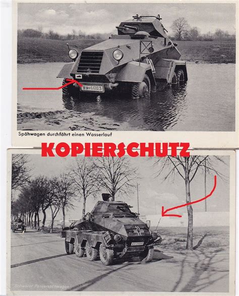 Sd Kfz 231 6 Rad Panzerspähwagen Panzer Feldpost Postimages