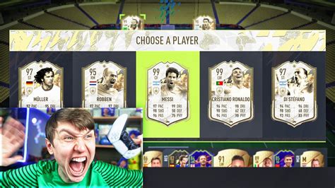 Rated New Icon Moments Fut Draft Fifa Youtube