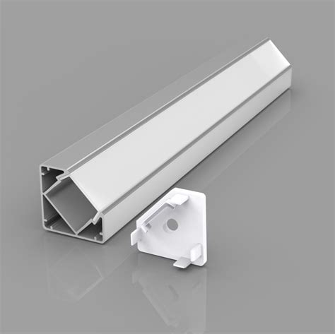 18 X 18 Mm 90 Degree LED Strip Aluminium Profiles Aluminum Profile