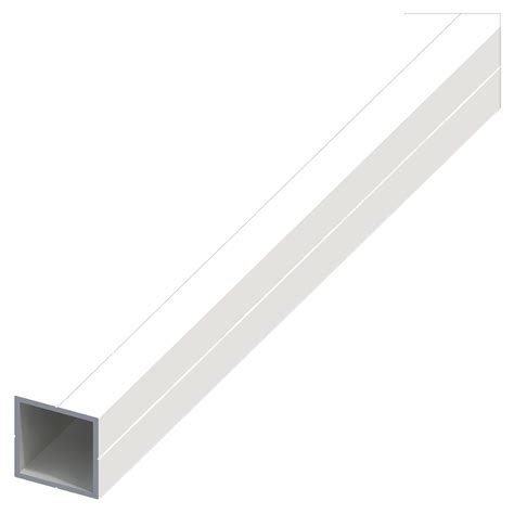 Tubo Quadro Alluminio Verniciato X X Mm M Bianco