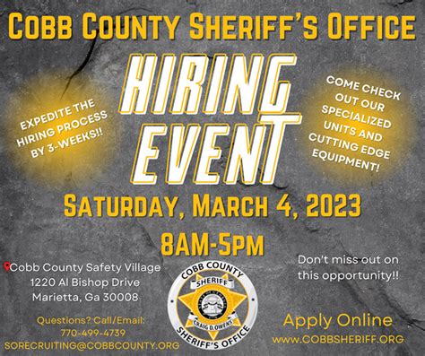 Cobb County Sheriff's Office - Careers