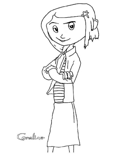 Coraline Imagem Para Colorir Imprimir E Desenhar Colorirme Porn Sex