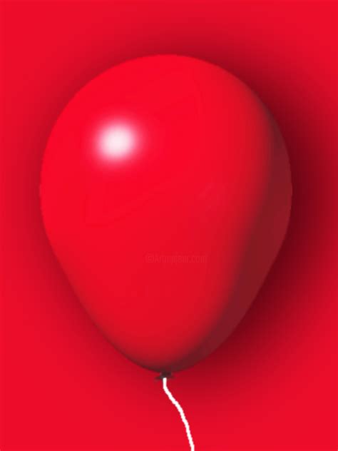 Red Balloon 미술작품 Tony Rubino로 Artmajeur