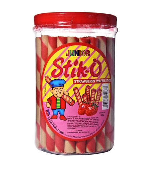 Junior Stik O Strawberry Wafer Stick 380gm Pinoyhyper