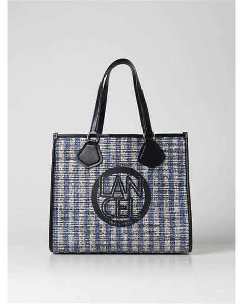 Lancel Tote Bags Woman In Blue Lyst