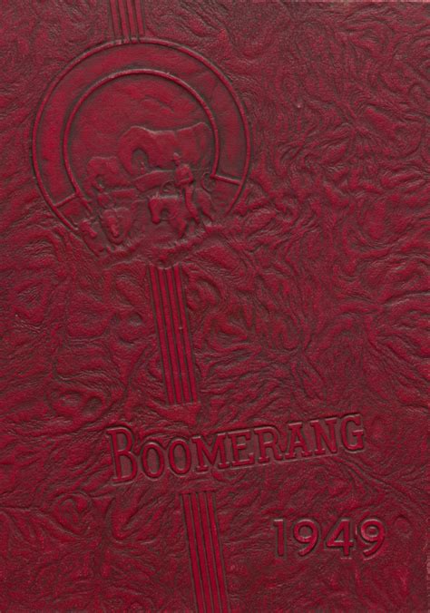 1949 Yearbook From Avon High School From Avon Indiana For Sale