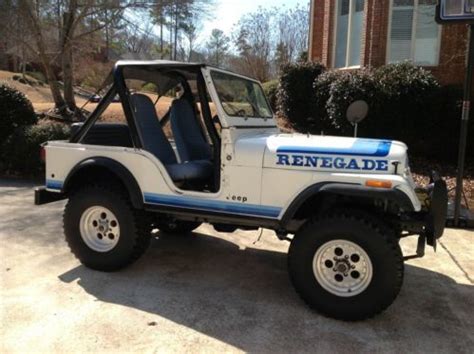 Sell Used 1981 JEEP CJ 5 RENEGADE UNRESTORED 78K MILES ORIG PAINT